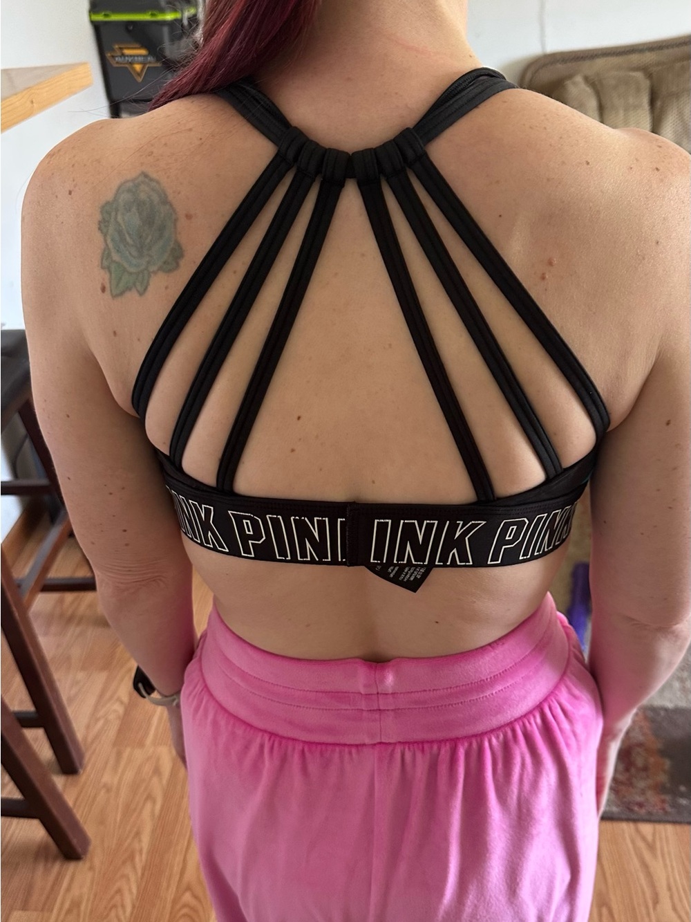 VS Pink Blue and Black Ultimate Sports Bra L - Picture 6 of 6